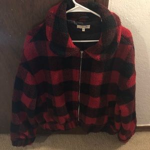 Buffalo check coat